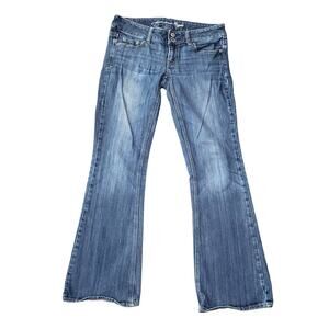 American Eagle Stretch Artist Live Your Life Light Washed Blue Denim Jeans